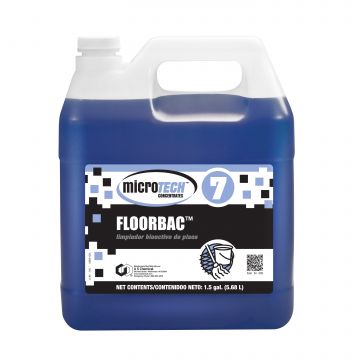 MicroTECH™ #7 Floorbac Super Concentrate Enzyme Neutral Floor Cleaner 1.5 Gal