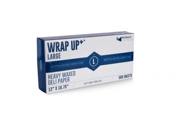 Wrap Up+ Heavy Waxed Interfolded Deli Paper Sheets, Large - 12X10.75, 12X500/Cs