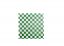 DW1212 MXM Dry Wax Basket Liners, 12X12 Green Check, 2000/CS