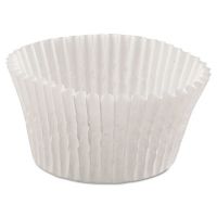 Fluted Bake Cups, 4.5" Diameterx1.25"h, White