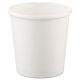 Flexstyle Double Poly Paper Containers, 16 oz, White, 25/PK, 20 PK/CS