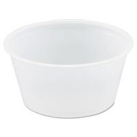 Polystyrene Portion Cups, 2 oz, Translucent, 250/Bag, 10 Bags/CS