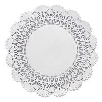 Cambridge Lace Doilies, Round, 8", White, 1000/CS