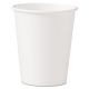 Polycoated Hot Paper Cups, 10 oz, White, 50 Sleeve, 20 Sleeves/CS