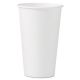 Polycoated Hot Paper Cups, 16 oz, White, 50 Sleeve, 20 Sleeves/CS