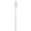 Bonus Polypropylene Utensils, 8", Long Handle Soda Spoon, White, 1000/Carton