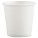 Polycoated Hot Paper Cups, 4 oz, White, 50 Bag, 20 Bags/CS