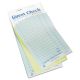 Guest Check Book, Two-Part Carbonless, 3.6x6.7, 1/Page, 50/Book, 50 Books/CS