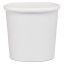 Flexstyle Double Poly Paper Containers, 12 oz, 3.6" Diameter, White, 25/Bag, 20 Bags/CS