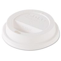 Traveler Dome Hot Cup Lid, Fits 8 oz Cups, White, 100/PK, 10 PK/CS