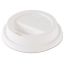 Traveler Dome Hot Cup Lid, Fits 8 oz Cups, White, 100/PK, 10 PK/CS