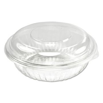 PresentaBowls Bowl/Lid Combo-Paks, 24 oz, Clear, 63/PK, 4 PK/CS