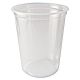 Microwavable Deli Containers, 32 oz, 4.6" Diameterx5.6"h, Clear, 500/CS