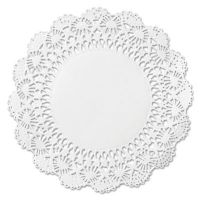 Cambridge Lace Doilies, Round, 10", White, 1000/CS