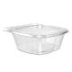 ClearPac SafeSeal Tamper-Resistant/Evident Containers, Flat Lid, 12 oz, 4.9x2x5.5, Clear, 200/CS