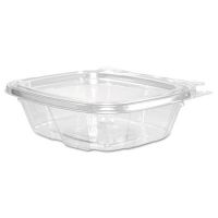 ClearPac SafeSeal Tamper-Resistant/Evident Containers, Flat Lid, 8 oz, 4.9x1.4x5.5, Clear, 200/CS