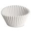 Fluted Bake Cups, 2.25" Diameterx1.88"h, White, 500/PK, 20 Pack/CS