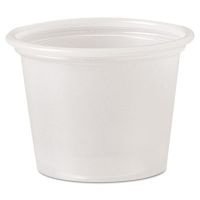 Polystyrene Portion Cups, 1 oz, Translucent, 2,500/CS