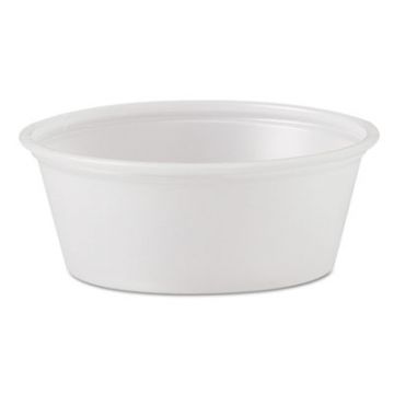 Polystyrene Portion Cups, 1.5 oz, Translucent, 2,500/CS