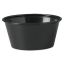 Polystyrene Soufflé;  Cups, 3.25 oz, Black, 250/Bag, 10 Bags/CS