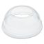 Open-Top Dome Lid, Fits 16 oz to 24 oz Plastic Cups, Clear, 1.9" Dia Hole, 1000/CS