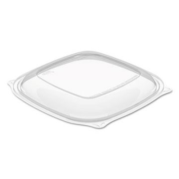 PresentaBowls Pro Clear Square Lids for 24-32 oz Bowls, 8.5x8.5x0.5, Clear, 63/Bag, 4 Bags/CS