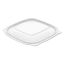 PresentaBowls Pro Clear Square Lids for 24-32 oz Bowls, 8.5x8.5x0.5, Clear, 63/Bag, 4 Bags/CS