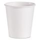 Single-Sided Poly Paper Hot Cups, 10 oz, White, 1000/CS