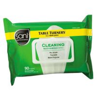 Multi-Surface Cleaning Wipes, 11 1/2x7, White, 90 Wipes/PK, 12 PK/CS