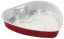 Handi-Foil® Aluminum Red Heart Baking Pan w/ Dome Lid Combo, 9 3/16"x9 5/8" (Pack of 25)