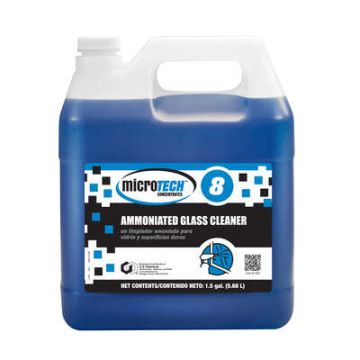 MicroTECH Ammoniated Glass Cleaner, 1.5 Gal