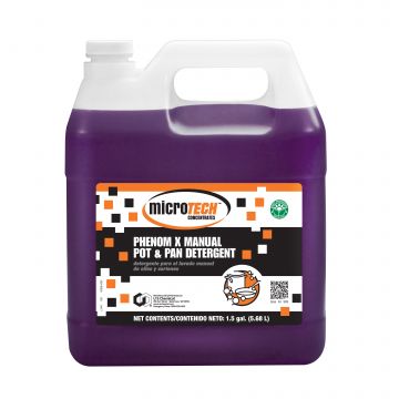 MicroTECH™ Phenom X Concentrated Manual Pot & Pan Detergent 1.5 Gal