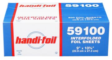 Handi-Foil® Interfolded Aluminum Foil Sheets, 9