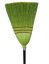 All Purpose Corn/Yucca Blend Broom, 11" sweep, 3 sew, 42" black pine handle