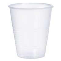 Conex Galaxy Polystyrene Plastic Cold Cups, 12 oz, Translucent, Squat, 50/Bag, 20 Bags/CS