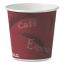 Polycoated Hot Paper Cups, 4 oz, Bistro Design, 50/PK, 20 Pack/CS