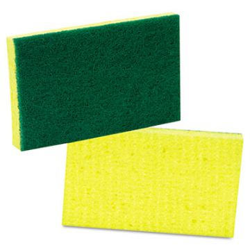 Medium-Duty Scrubbing Sponge, 3.6x6.1, 0.7