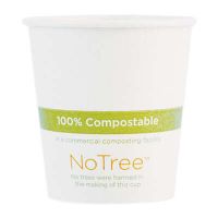 NoTree Paper Hot Cups, 4 oz, Natural, 1000/CS