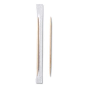 Mint Cello-Wrapped Wood Toothpicks, 2.5