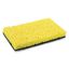 Heavy-Duty Scrubbing Sponge, 3.5x6, 0.85" Thick, Yellow/Green, 20/CS