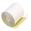 Impact Printing Carbonless 2-Ply Paper Rolls, 3" x 90 ft, White/Canary, 50/Carton