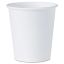 White Paper Water Cups, 3 oz, 100/Bag, 50 Bags/Carton