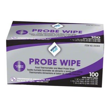 WipesPlus® Probe Wipe, 100 ct., 10 Boxes per Case