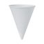 Cone Water Cups, Cold, Paper, 4 oz, White, 200/PK