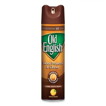 Old English® Furniture Polish, Fresh Lemon Scent, 12.5 oz Aerosol Spray, 12/CS