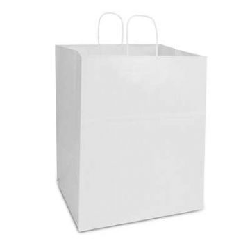 Super Royal 70# Jumbo Shopping Bag with Handles, White, 200/BN