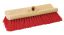 10" Polypro Multi-Level Deck Scrub Brush Threaded Hole, 1" Red Bristles