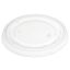 Amhil North America A626PNS Flat Lid for 12-24 oz. PET Cups, No Slot, Clear, 1000/CS