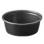 Amhil Plastic Portion Cup - 2 oz., Black