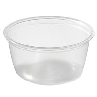 Amhil Plastic Portion Cup - 2 oz., Translucent